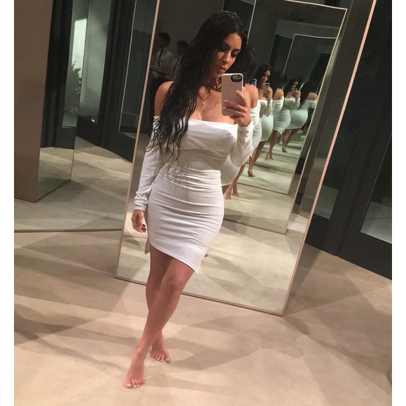 Photo de Kim Kardashian. Juillet 2017.