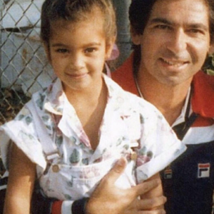 Photo de Kim Kardashian et son père, Robert Kardashian. Juin 2017.