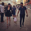 Chrissy Teigen, John Legend et leur fille Luna en vacances en Italie. Août 2017.