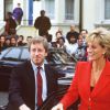 La princesse Diana arrivant à un gala de charité en octobre 1996 à Londres.