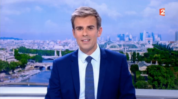 Jean-Baptiste Marteau à la tête du 13h de France 2? le 15 août 2017.