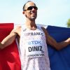 Yohann Diniz champion du monde du 50 km marche aux championnats du monde de Londres le 13 août 2017.
