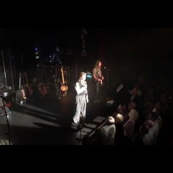 Sheila en concert à l'Alhambra, à Paris, le 16 août 2017