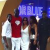 Magic Johnson, sa femme Earlitha Kelly et ses enfants Andre Johnson, Elisa Johnson et Earvin III Johnson profitant de leurs vacances en famille à Portofino, le 6 août 2017.