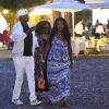 Samuel L. Jackson, sa femme Latanya Richardson et leur fille Zoe Jackson profitant de leurs vacances en famille à Portofino, le 6 août 2017.