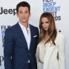 Miles Teller et sa compagne Keleigh Sperry à la soirée Film Independent Spirit Awards à Santa Monica, le 25 février 2017 © Chris Delmas/Bestimage