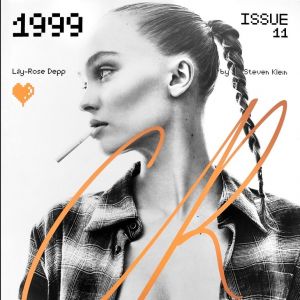 Lily-Rose Depp en couverture du nouveau numéro de CR Fashion Book. Photo par Steven Klein.