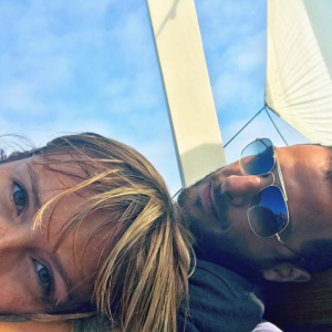 Maxim Nucci et Isabelle Ithurburu en vacances en Californie.