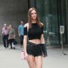 Samantha Gradoville - Casting pour le défilé Victoria's Secret 2017 à New York. Le 17 août 2017.