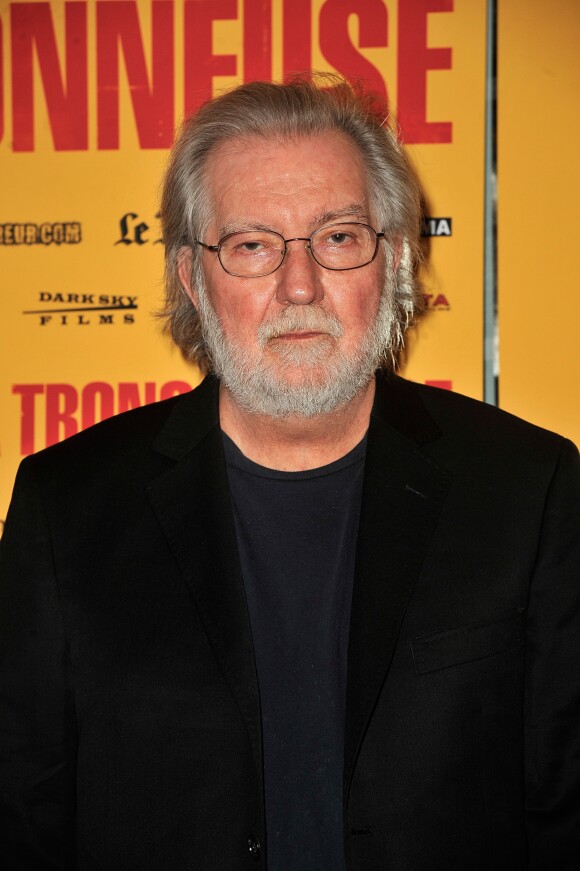 Tobe Hooper, le réalisateur du film "Massacre à la tronçonneuse" célèbre les 40 ans de son film culte au Grand Rex à Paris le 23 septembre 2014.