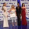 Fifth Harmony (Ally Brooke, Normani Kordei, Lauren Jauregui, Dinah Jane) aux MTV Video Music Awards 2017, au Forum. Inglewood, le 27 août 2017.