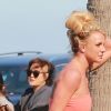 Exclusif - Britney Spears et son compagnon Sam Asghari sont allés diner en amoureux à Malibu, le 28 mai 2017