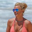 Exclusif - Britney Spears sur une plage à Kauai à Hawaii, le 13 avril 2017