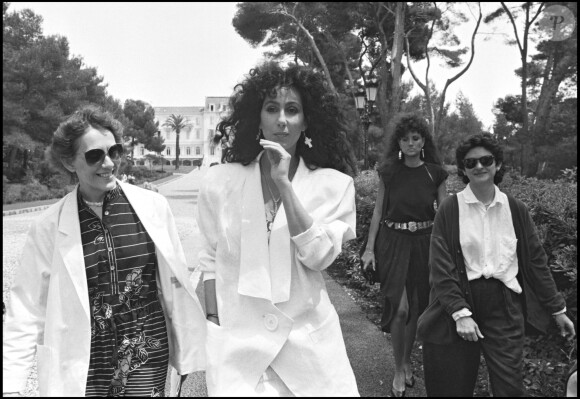 Cher au Festival de Cannes, en 1985.