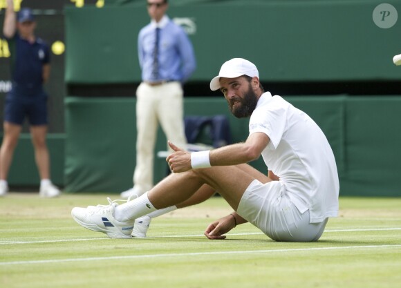 Benoit Paire - 1/8ème de finale du tournoi de tennis de Wimbledon. Le 10 juillet 2017 10/07/2017 - Londres
