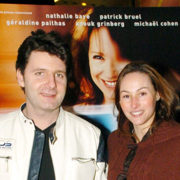 Vanessa Demouy et Philippe Lellouche à Paris, le 2 mars 2004.