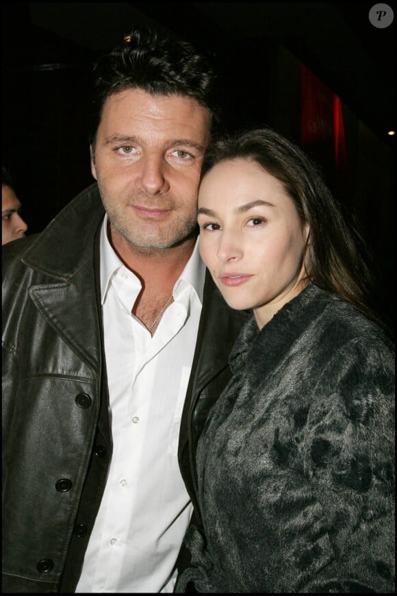 Vanessa demouy et Philippe Lellouche à Paris, le 21 février 2005.