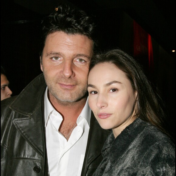 Vanessa demouy et Philippe Lellouche à Paris, le 21 février 2005.