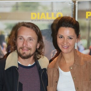 Lorànt Deutsch et sa femme Marie-Julie Baup - Avant-première du film "Les Grands Esprits" à l'UGC Ciné Cité les Halles à Paris, le 05 septembre 2017. © CVS/Bestimage