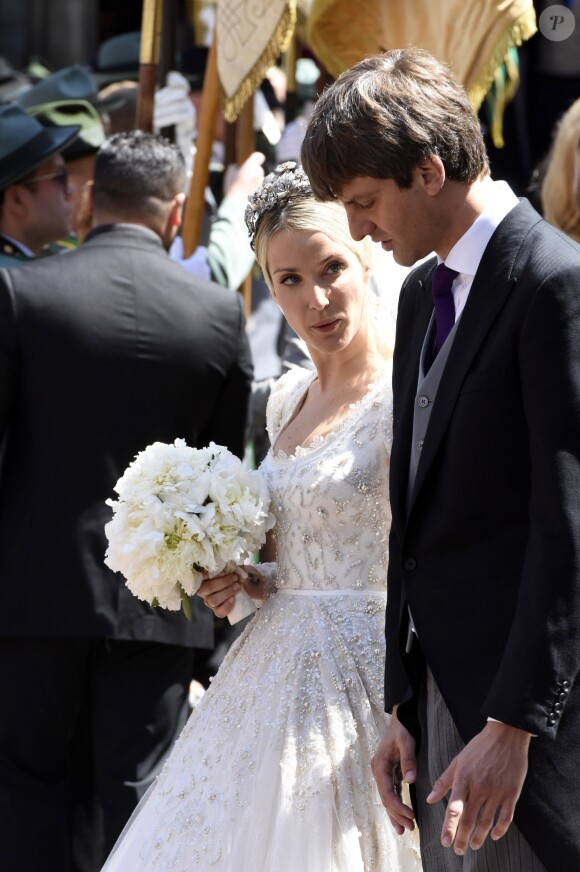 Cérémonie religieuse du Mariage du prince Ernst August Jr de Hanovre et de Ekaterina Malysheva en l'église Marktkirche de Hanovre le 8 juillet 2017.
