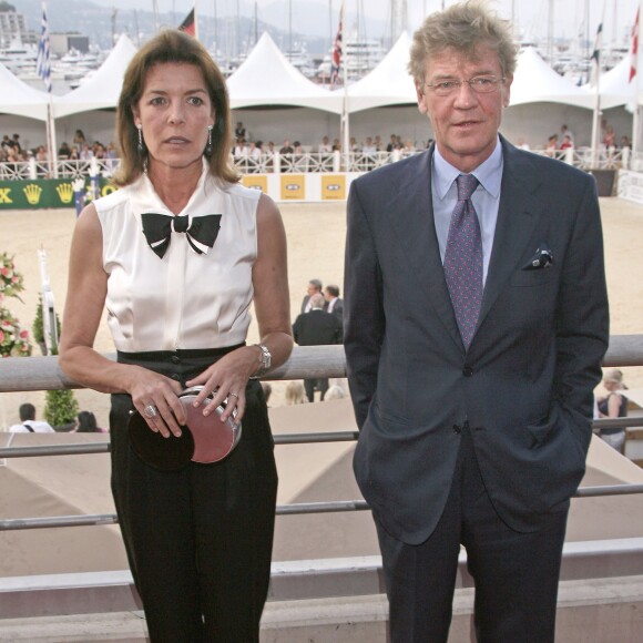 La princesse Caroline et le prince Ernst August de Hanovre au gala du 15e Jumping de Monaco le 27 juin 2009.