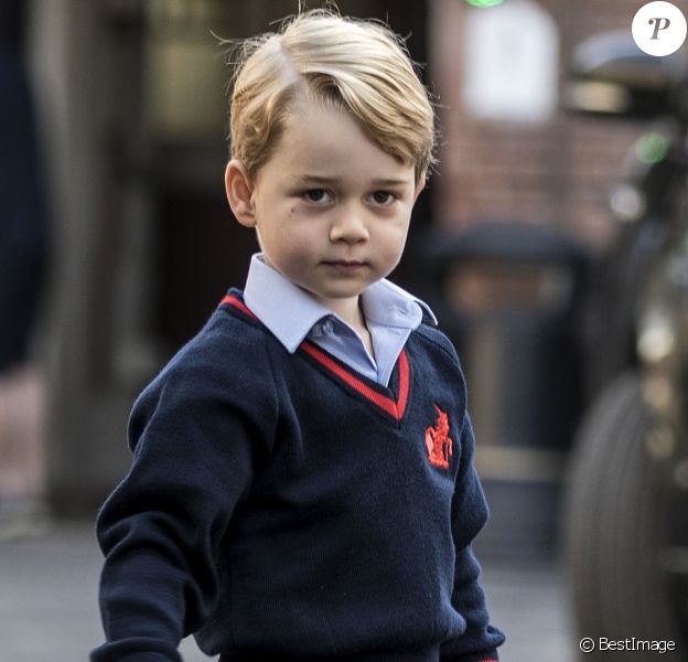 Le prince George de Cambridge a fait sa rentrée à l'école Thomas's Battersea le 7 septembre 2017.