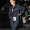 Rihanna arrive au "Arts Club" à Londres, le 31 août 2017.