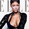 Rihanna en couvertire de l'édition américaine du magazine "ELLE", numéro d'octobre 2017.
