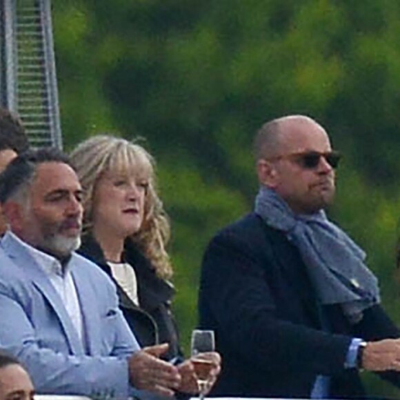 Meghan Markle supportrice du prince Harry lors d'un tournoi de polo à Ascot le 7 mai 2017, seul événement public où ils ont été aperçus ensemble.