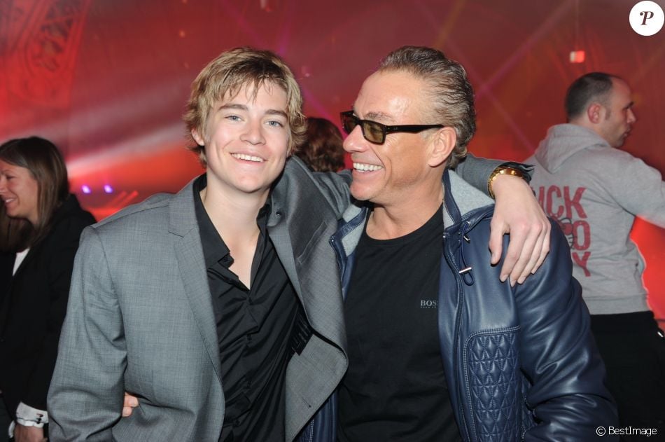 L'acteur Jean Claude Van Damme et son fils Nicholas ...