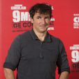 Albert Dupontel lors du photocall du film "9 mois ferme" à Madrid, le 8 avril 2014.