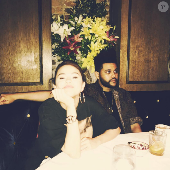 Selena Gomez et The Weeknd sur une photo publiée sur Instagram le 5 septembre 2017