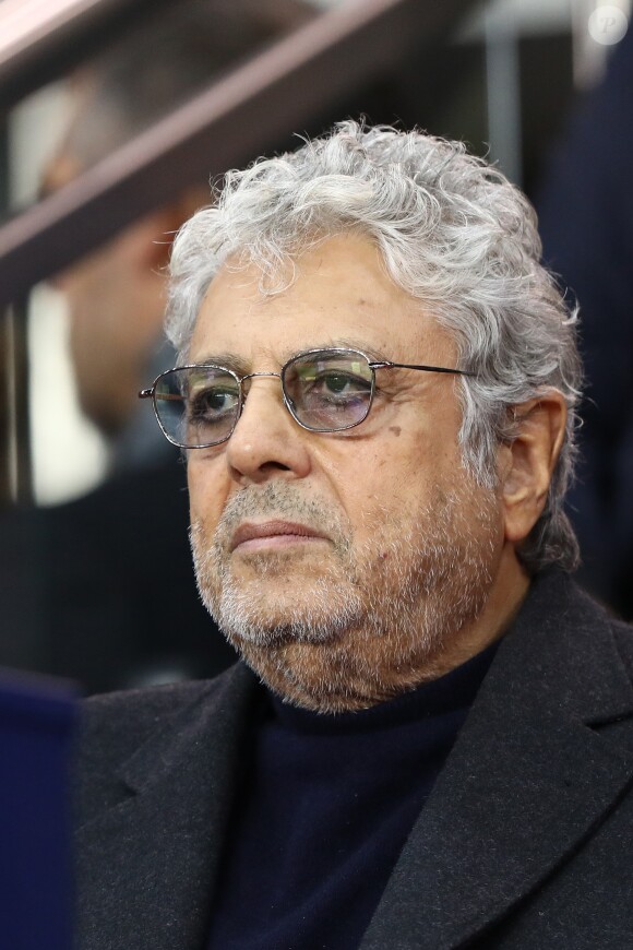 Enrico Macias au match de Ligue 1 "PSG - OL (2-0)" au Parc des Princes à Paris, le 17 septembre 2017. © Cyril Moreau/Bestimage