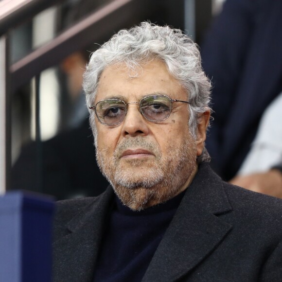 Enrico Macias au match de Ligue 1 "PSG - OL (2-0)" au Parc des Princes à Paris, le 17 septembre 2017. © Cyril Moreau/Bestimage