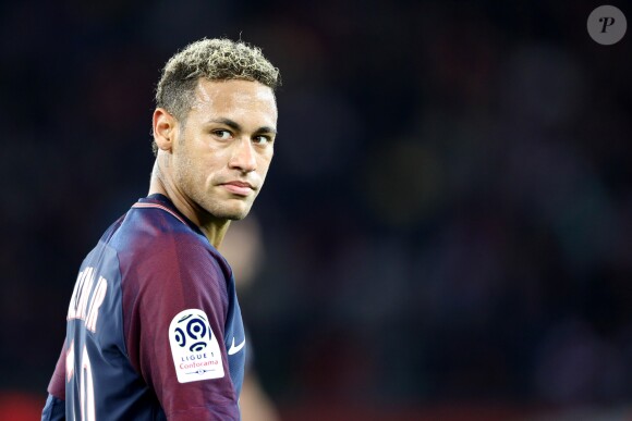 Neymar lors du match de Ligue 1 "PSG - OL (2-0)" au Parc des Princes à Paris, le 17 septembre 2017. © Cyril Moreau/Bestimage