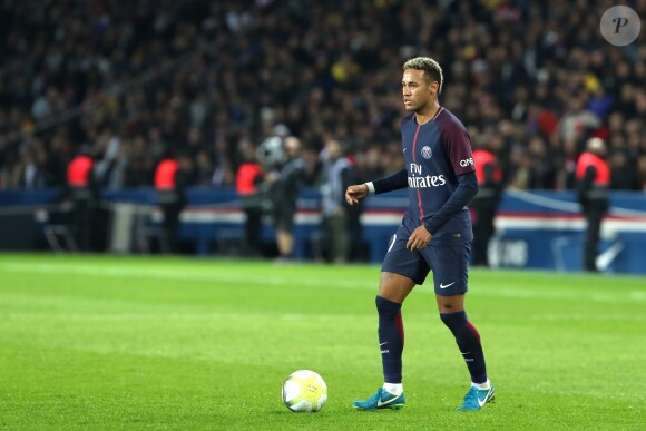 Neymar lors du match de Ligue 1 "PSG - OL (2-0)" au Parc des Princes à Paris, le 17 septembre 2017. © Cyril Moreau/Bestimage