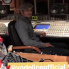 Johnny Hallyday en studio avec Yodelice, Instagram septembre 2017.