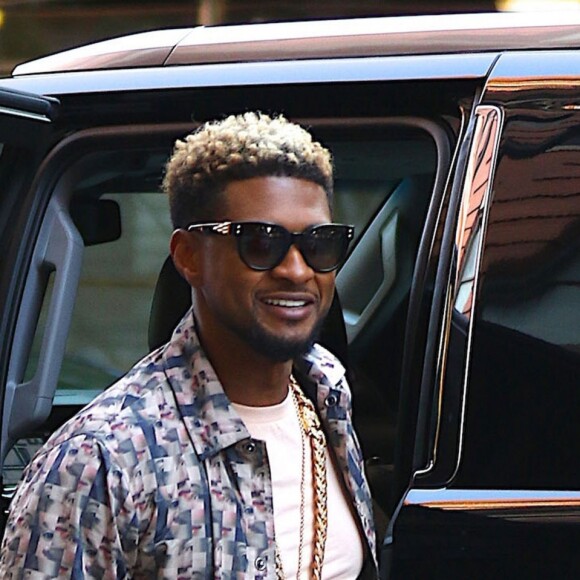 Usher arrive à l'hôtel Greenwich à New York le 15 juin 2017.