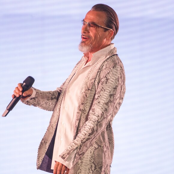 Florent Pagny présente sa nouvelle tournée événement "55 tour" à Lille le 22 septembre 2017. © Stéphane Vansteenkiste / Bestimage