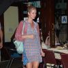 Nicky Hilton, enceinte et son mari James Rothschild lors d'une soirée en amoureux au Socialista dans le quartier de Soho à New York, le 23 septembre 2017.