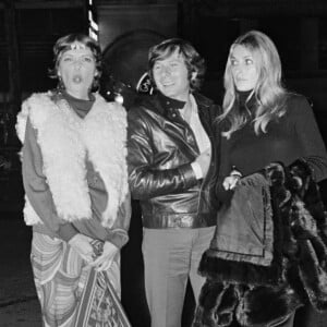 Sharon Tate, Roman Polanski et Mia Farrow au concert de Frank Zappa à Paris le 26 octobre 1968.