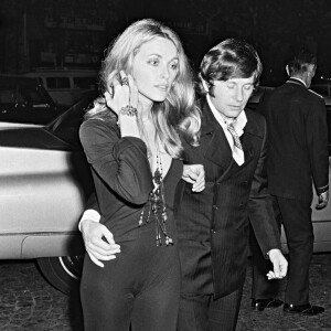 Sharon Tate et Roman Polanski à l'avant-première de "Rosemary's Baby" en 1968.