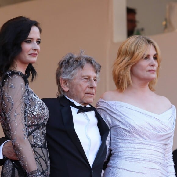 Eva Green, Roman Polanski et sa femme Emmanuelle Seigner - Montée des marches du film "D'après une Histoire Vraie" lors du 70e Festival International du Film de Cannes. Le 27 mai 2017. © Borde-Jacovides-Moreau/Bestimage