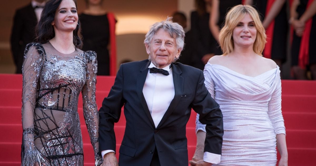 Roman Polanski & Emmanuelle Seigner promoting "Bitter Moon". Munich 1992. Roman 