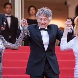 Eva Green, Roman Polanski et sa femme Emmanuelle Seigner - Montée des marches du film "D'après une Histoire Vraie" lors du 70e Festival International du Film de Cannes. Le 27 mai 2017. © Borde-Jacovides-Moreau / Bestimage