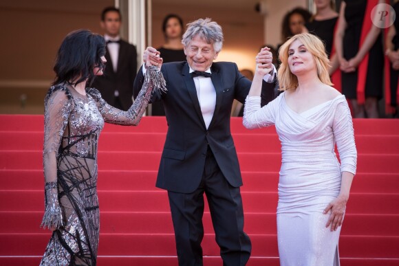 Eva Green, Roman Polanski et sa femme Emmanuelle Seigner - Montée des marches du film "D'après une Histoire Vraie" lors du 70e Festival International du Film de Cannes. Le 27 mai 2017. © Borde-Jacovides-Moreau / Bestimage