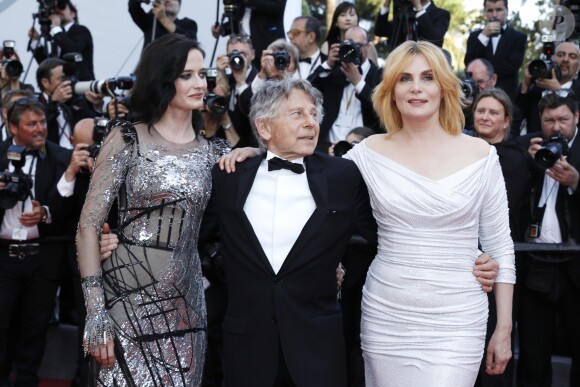 Eva Green, Roman Polanski et sa femme Emmanuelle Seigner - Montée des marches du film "D'après une Histoire Vraie" lors du 70e Festival International du Film de Cannes. Le 27 mai 2017. © Borde-Jacovides-Moreau / Bestimage