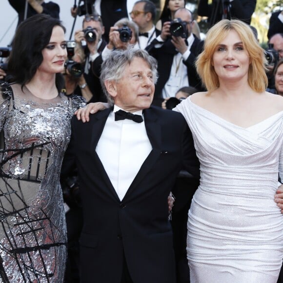 Eva Green, Roman Polanski et sa femme Emmanuelle Seigner - Montée des marches du film "D'après une Histoire Vraie" lors du 70e Festival International du Film de Cannes. Le 27 mai 2017. © Borde-Jacovides-Moreau / Bestimage