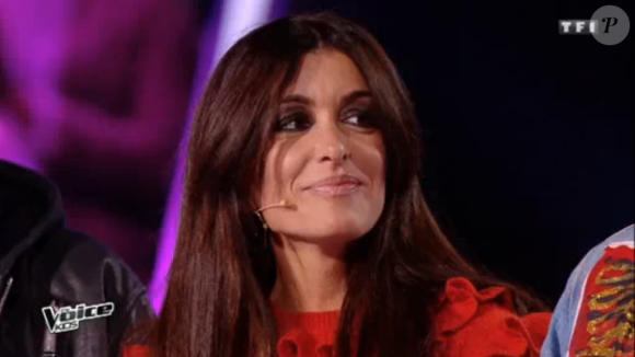 Jenifer dans "The Voice Kids 4" sur TF1 le 16 septembre 2017.