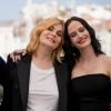 Vincent Perez, Emmanuelle Seigner et Eva Green - Photocall du film "D'Après Une Histoire Vraie" lors du 70ème Festival International du Film de Cannes le 27 mai 2017
